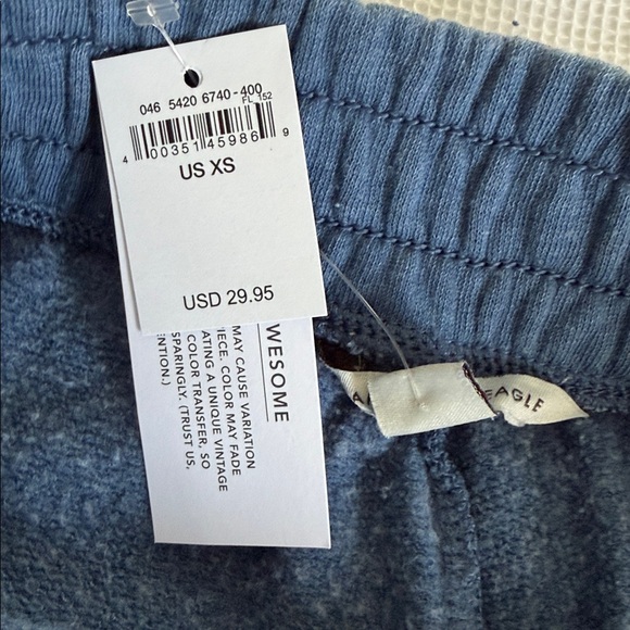 American Eagle Outfitters Boyfriend Women's Blue Knit Lounge Shorts Size XS NWT - Picture 5 of 14